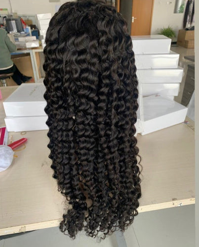 13*4” hd lace Frontal Wig Deep wave
